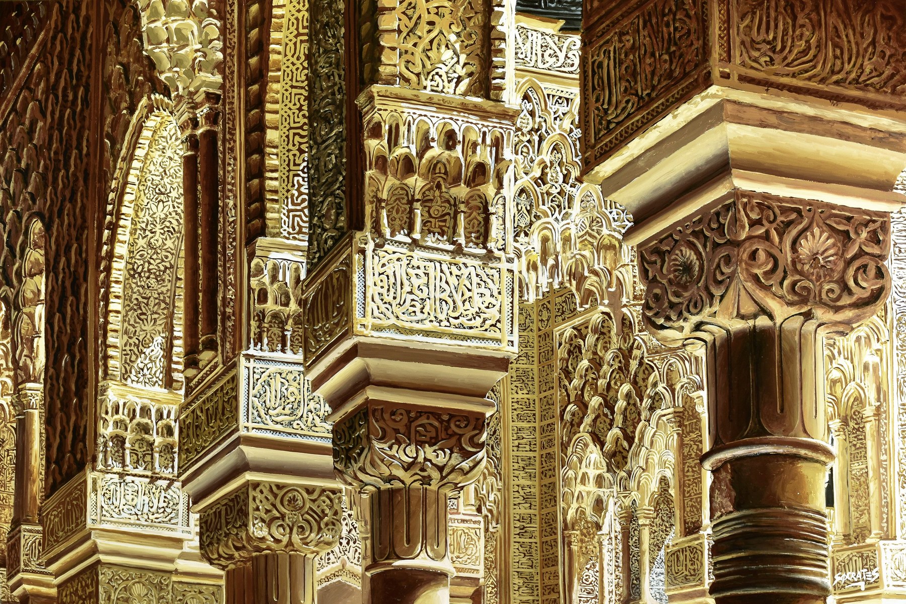 Detalle de obra de Sócrates Rízquez García